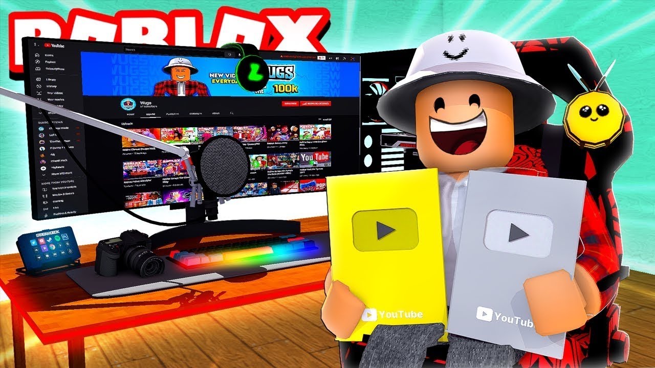 Playing YouTuber Tycoon|Having 300k Subcribers|#ps5 #roblox #gaming #youtube 