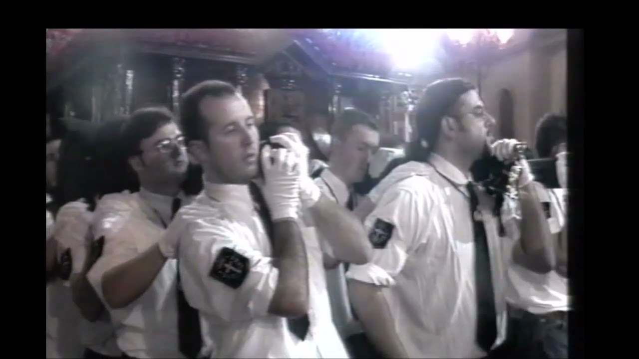 Semana Santa Ferrolana 1999. Martes Santo .Cofradía de Dolores. Procesión emitida por Canal 29.