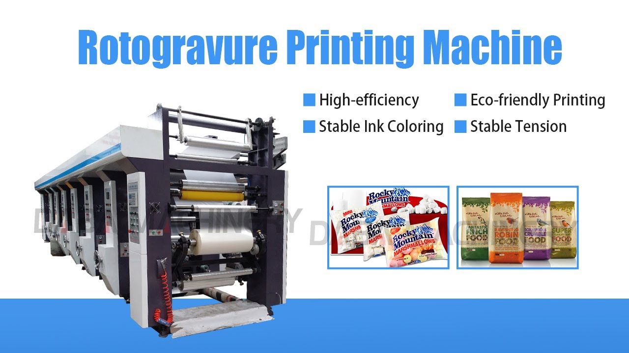 Rotogravure Printing Machine China Operator Working Principle Price In India