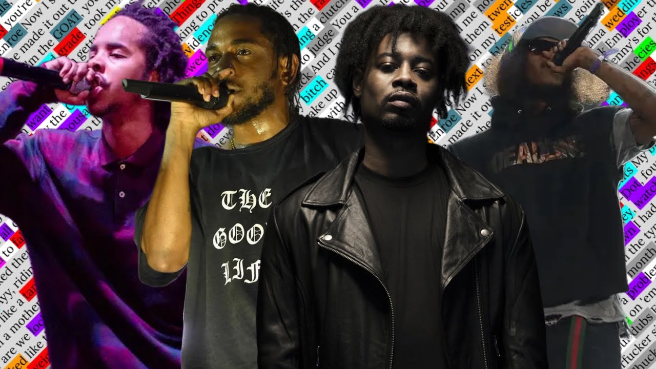 Danny Brown, Kendrick Lamar, Earl Sweatshirt & Ab-Soul, Really Doe | Rhyme Scheme Highlighted
