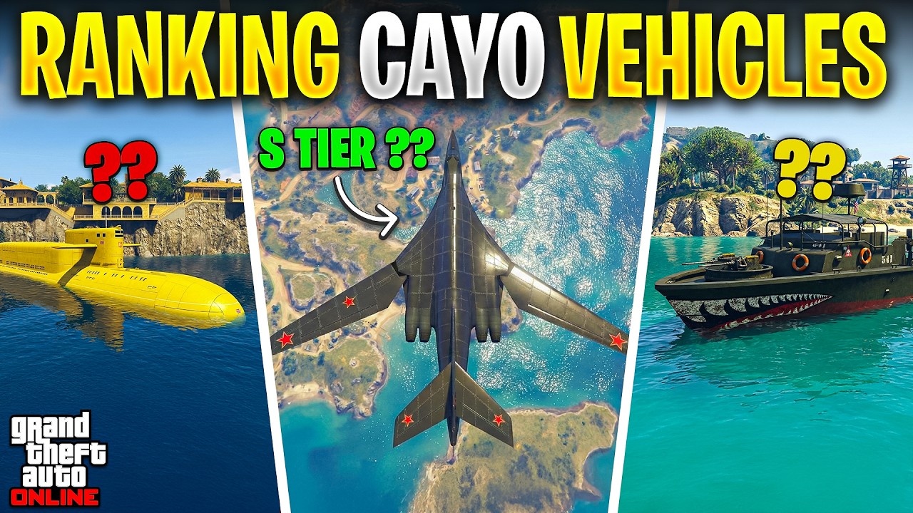 Ranking Every Cayo Perico Approach Vehicle From Worst to Best in GTA Online