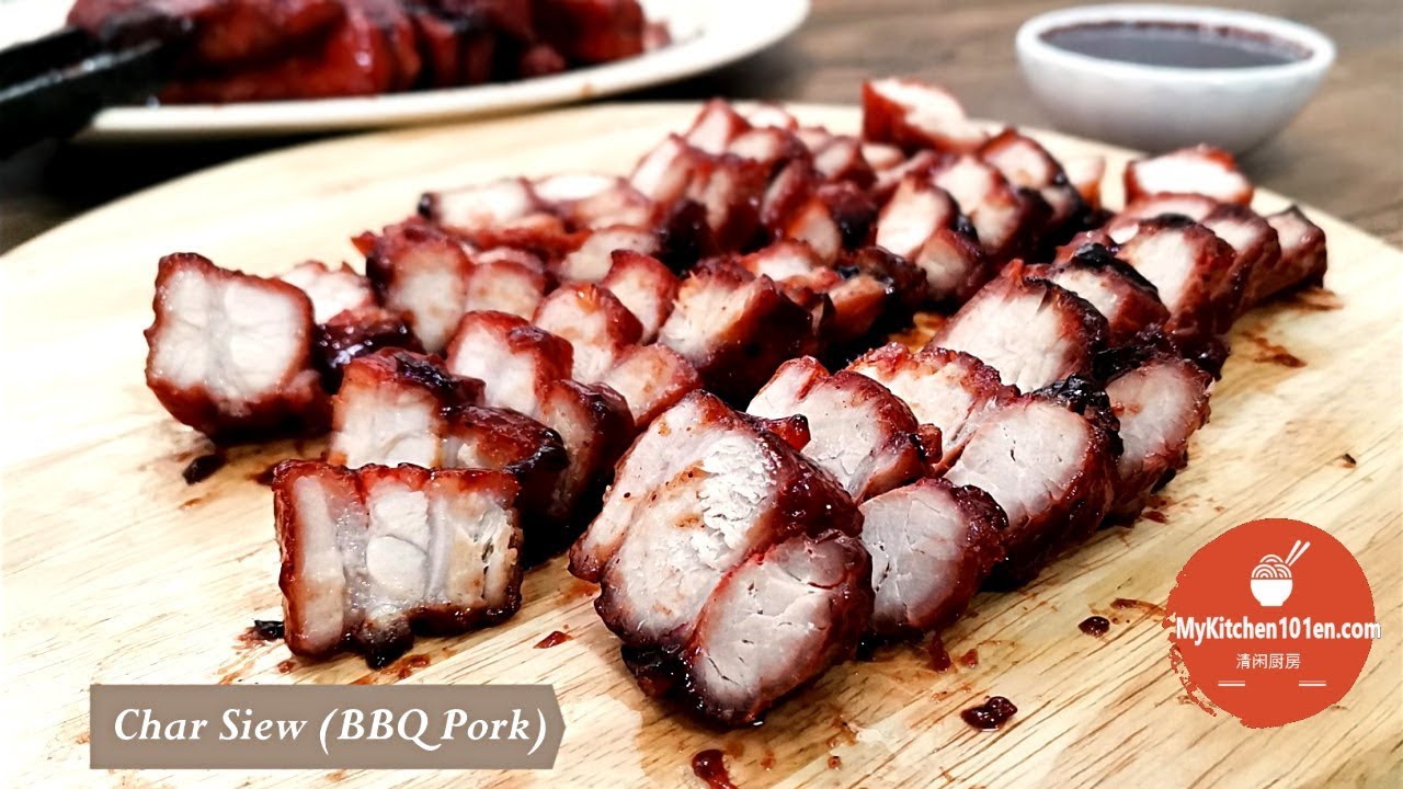 Making Char Siew with Non-Stick Pan (No Oven, No Artificial Colouring) | MyKitchen101en