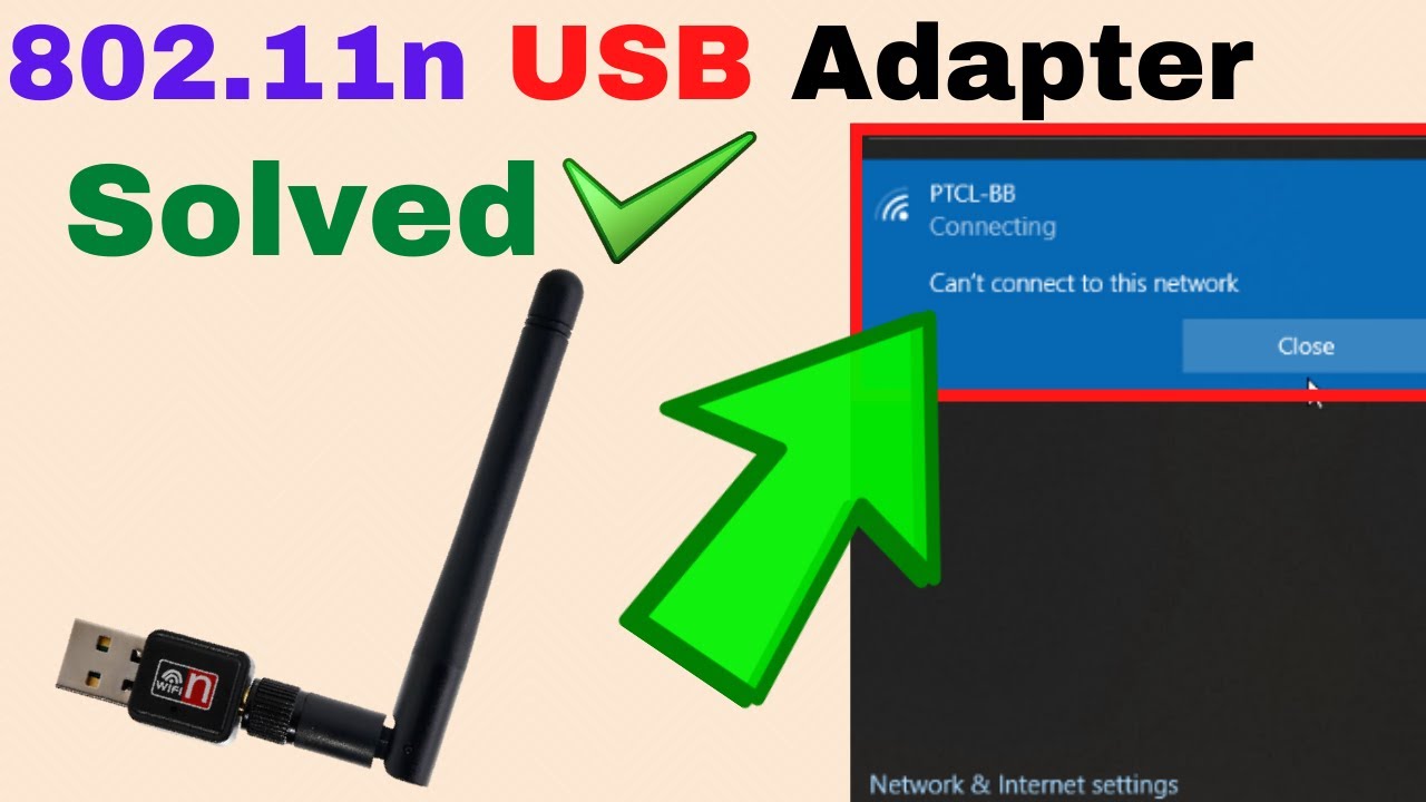 Решено: не удается подключиться к этой сети Wi-Fi, USB-адаптер Realtek RTL8188 Wireless 2.0