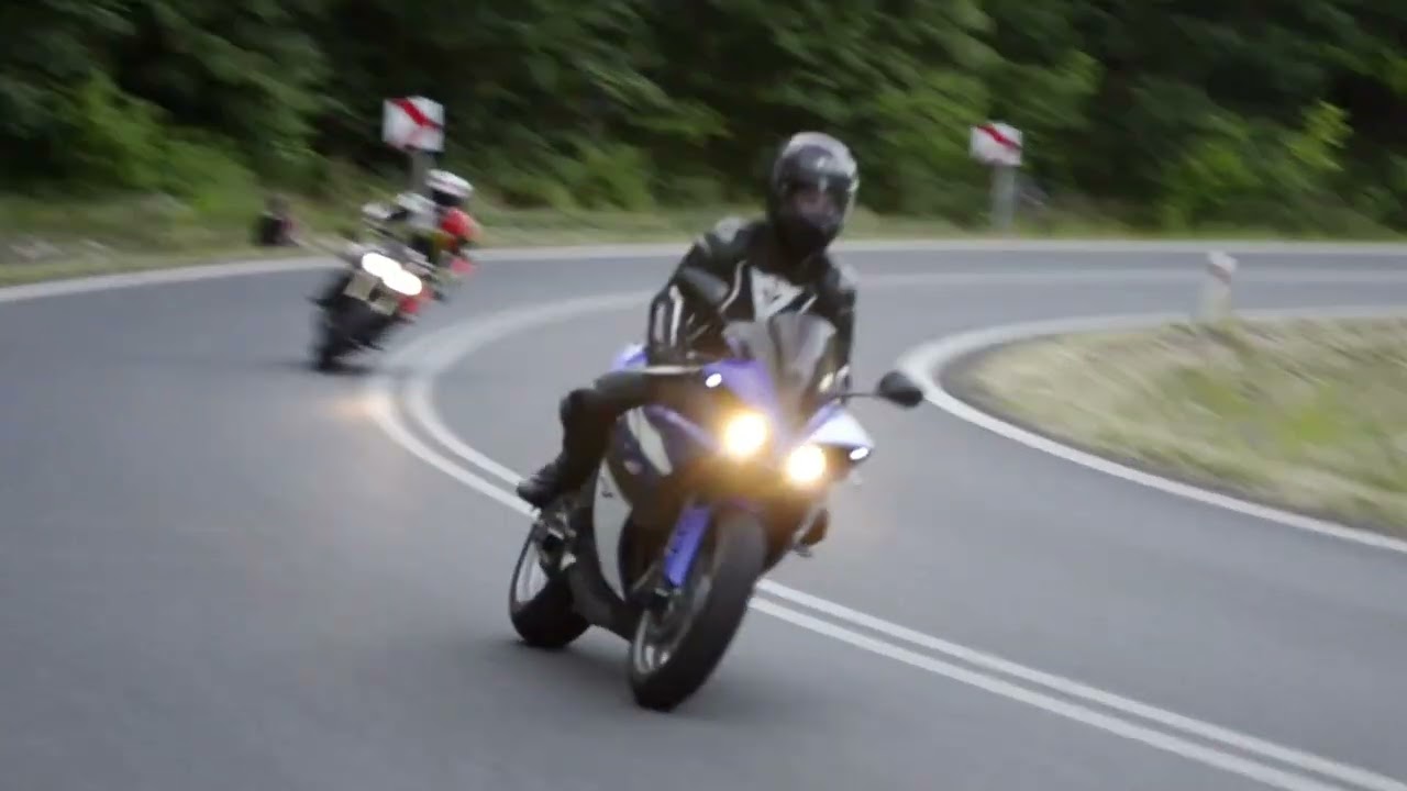 Kompilacja przejazdów winkle Modliszów 📷 Motorcycle! Yamaha R1 Rn22 🏍 Triumph Street Triple