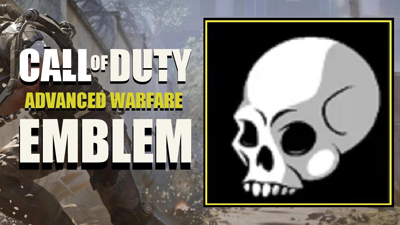 COD AW / Call of Duty Advanced Warfare : Skull Emblem Tutorial