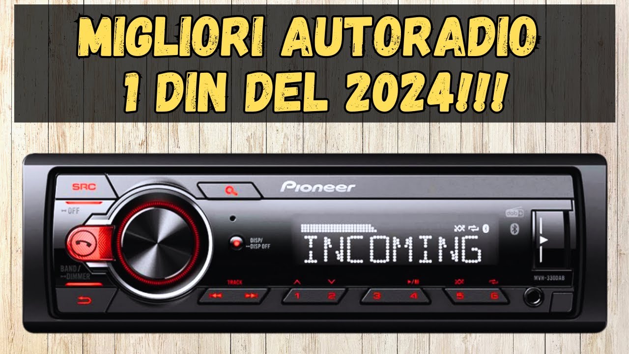 📌 TOP 3 MIGLIORI AUTORADIO 1 DIN DEL 2024!!! (MIGLIORI PREZZI!!!)
