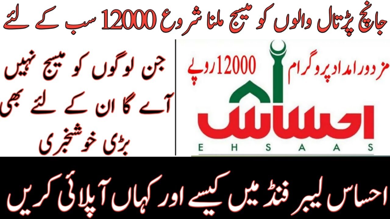 Ehsaas Cash Program New Updates | Ehsaas Labour Fund |  How To Apply Ehsaas Labour Fund 2020
