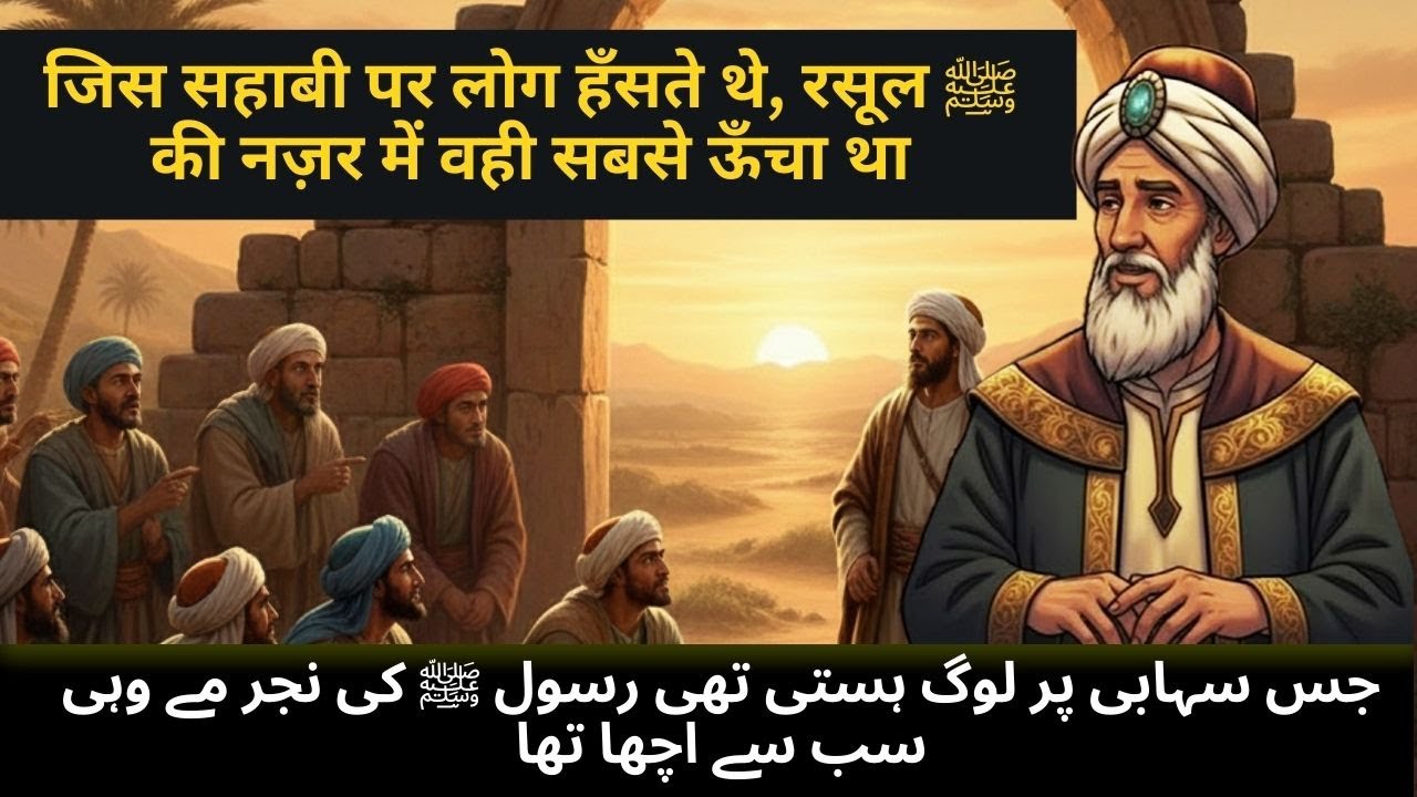 जिस सहाबी पर लोग हँसते थे, रसूल ﷺ की नज़र में वही सबसे ऊँचा था