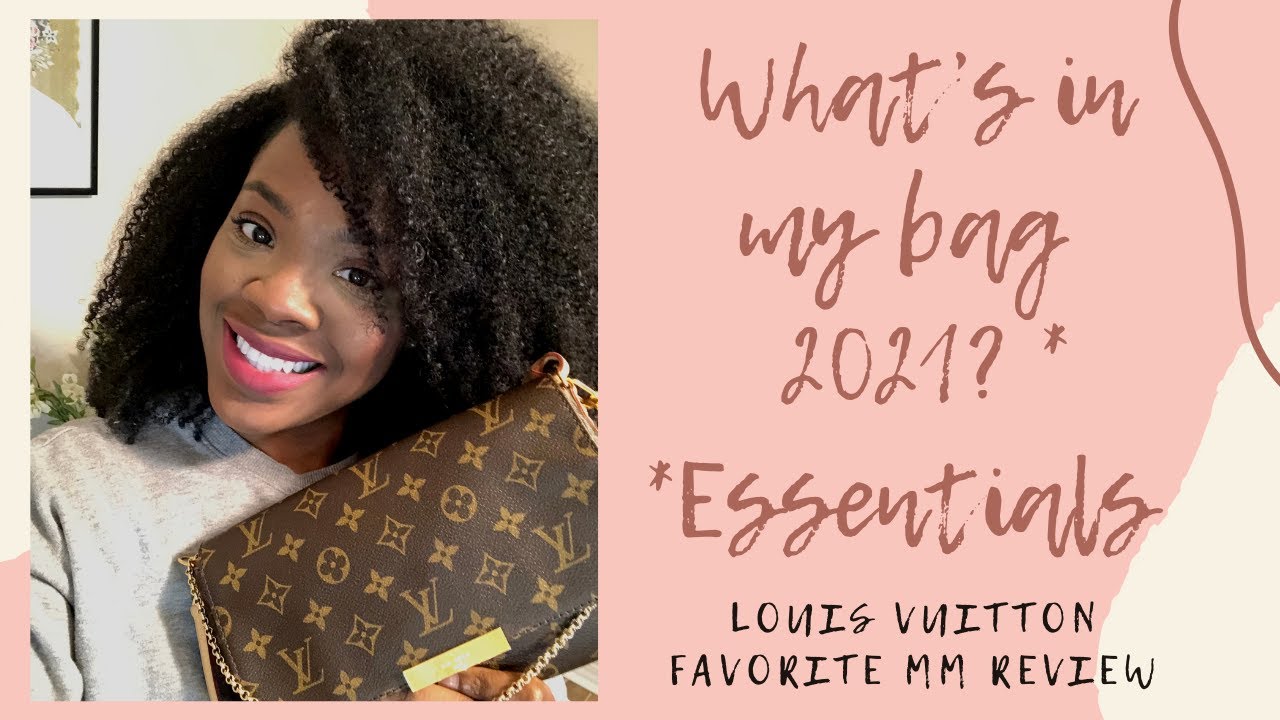 What&rsquo;s In my Bag 2021 (Essentials)? Louis Vuitton Favorite MM review