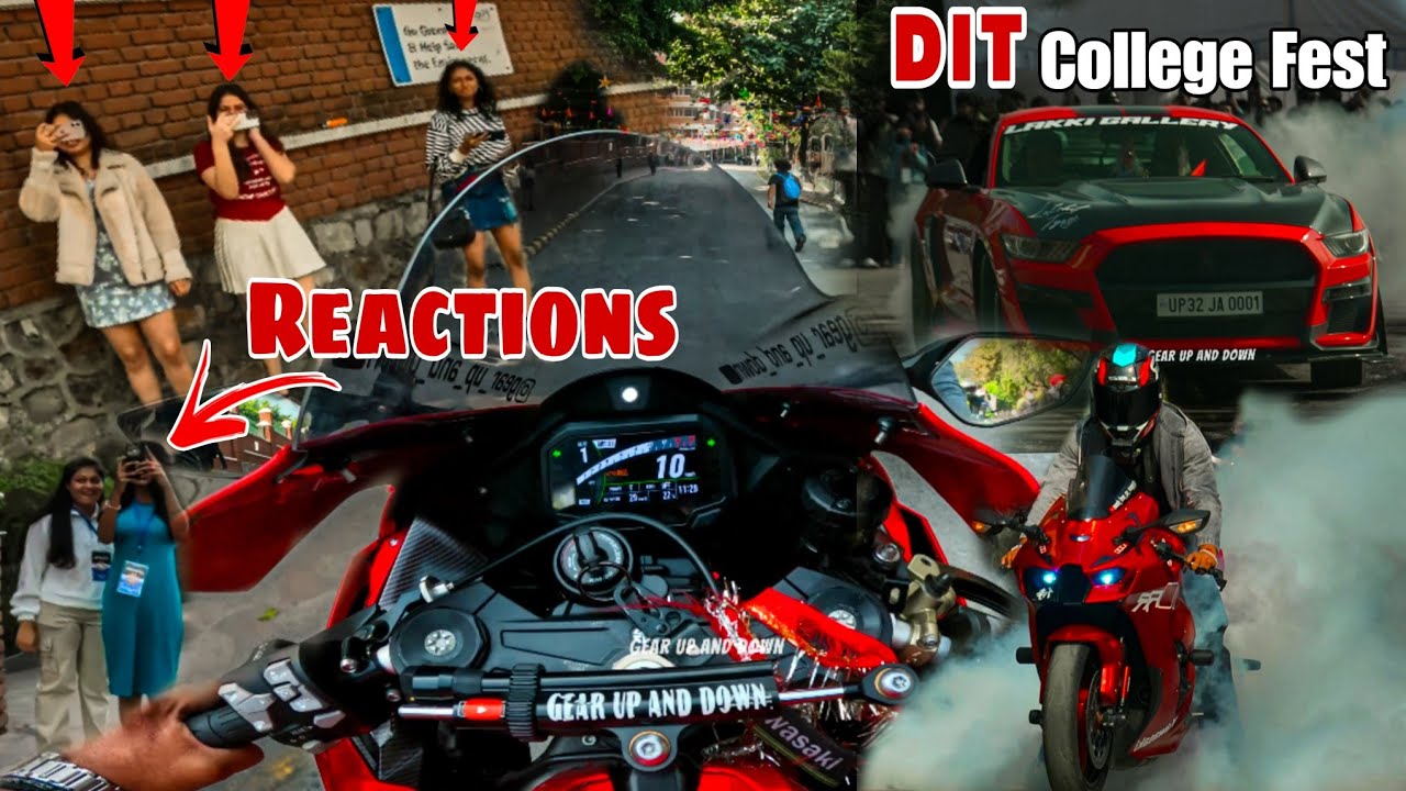 Loudest Zx10r Shocks College Girls 😱 || DIT College Meetup Gone Wrong 😭