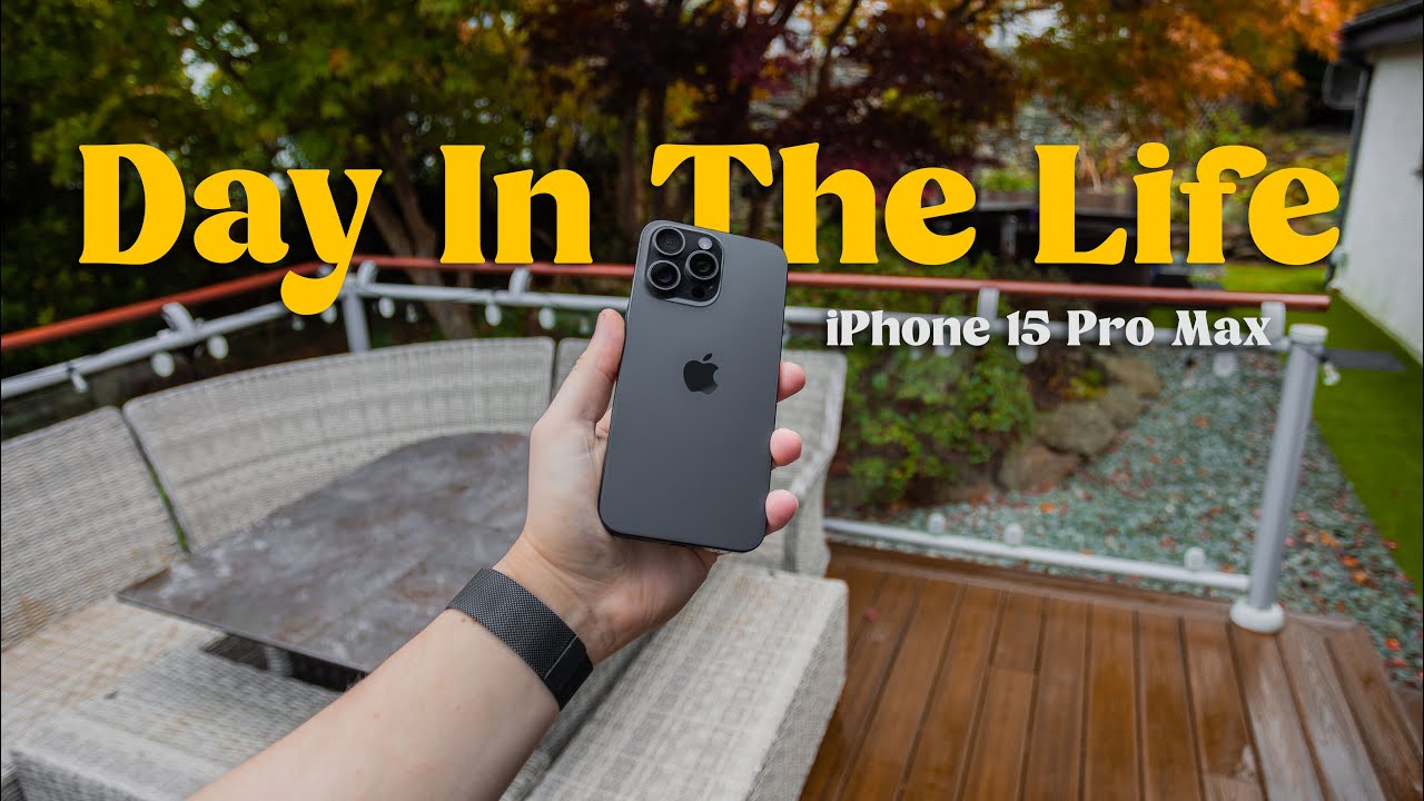 iPhone 15 Pro Max - Real Day In The Life Review (Battery & Camera Test)