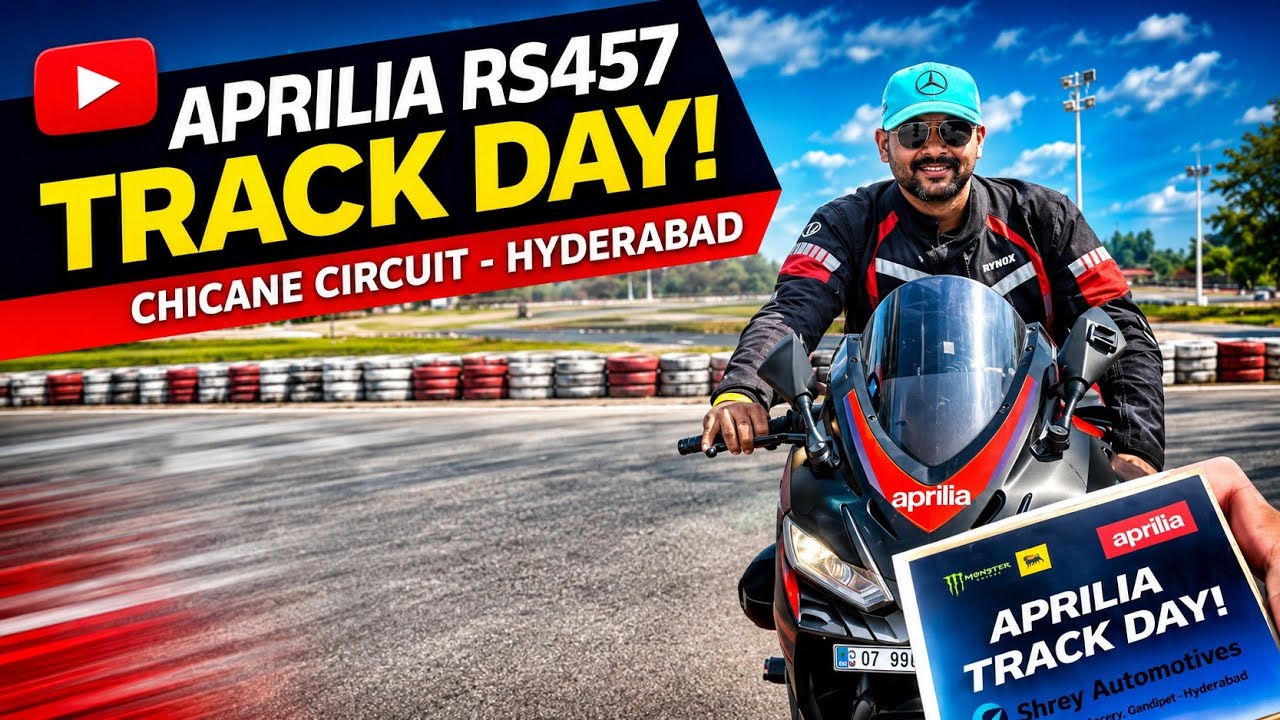 🔥 Aprilia Track Day | Chicane Circuit, Hyderabad 🔥 Aprilia RS 457 | Tuono 457 | RS660