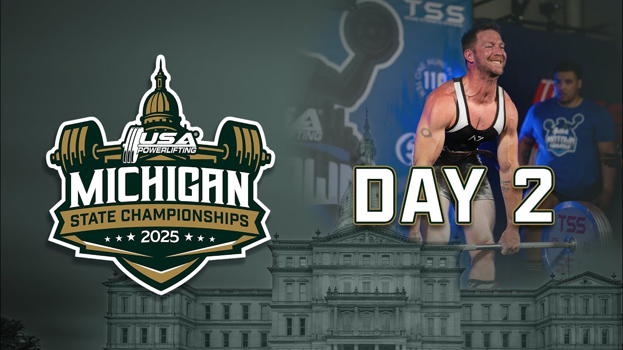 2025 USA Powerlifting Michigan State Championships Day 2