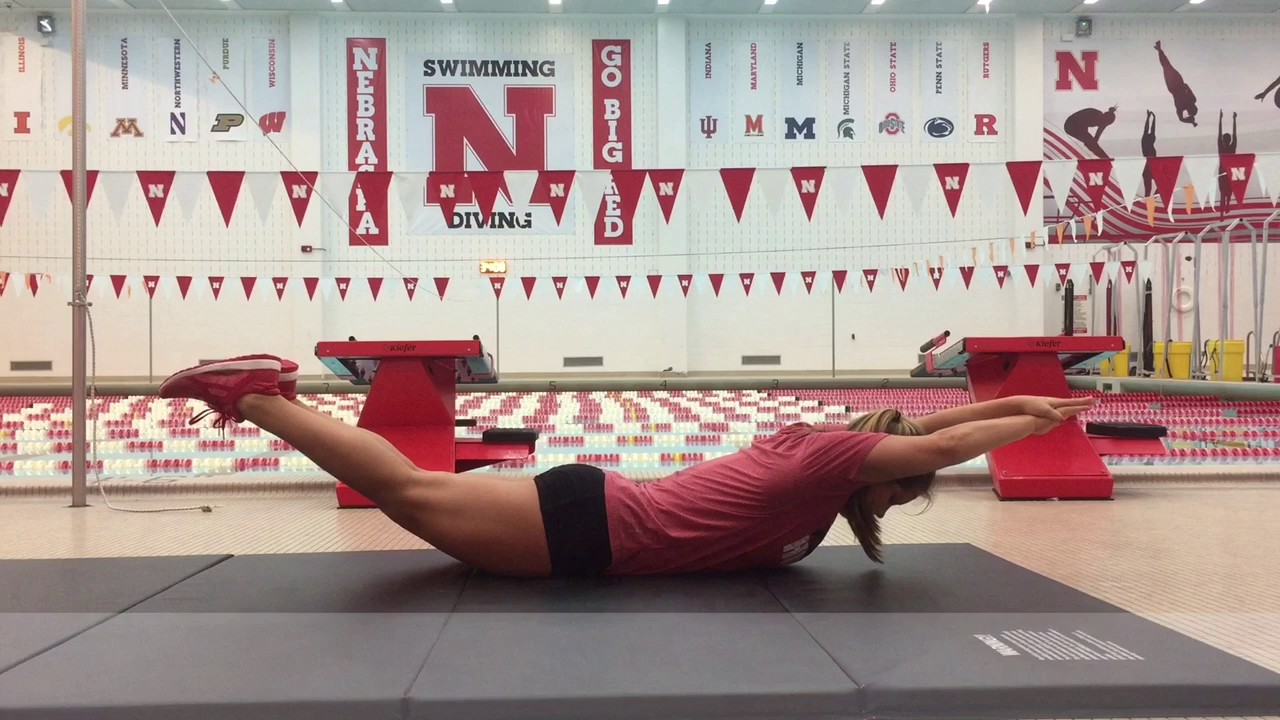 Nebraska Swimming Dryland Video