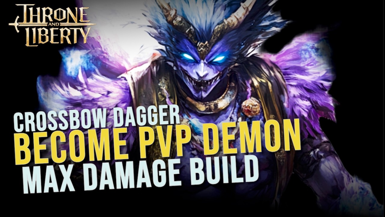Scorpion (Crossbow Daggers) PVP - Showcase Full Damage Build: Skills + Gear + Rotation - TnL Guide