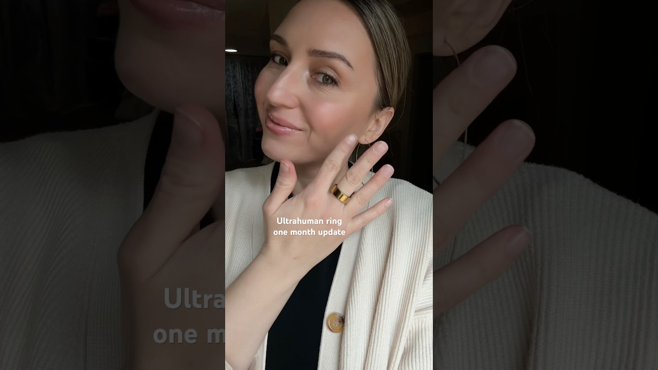 One month of using #ultrahuman ring! Faves are stress tracking, sleep tracking, and cycle tracking!