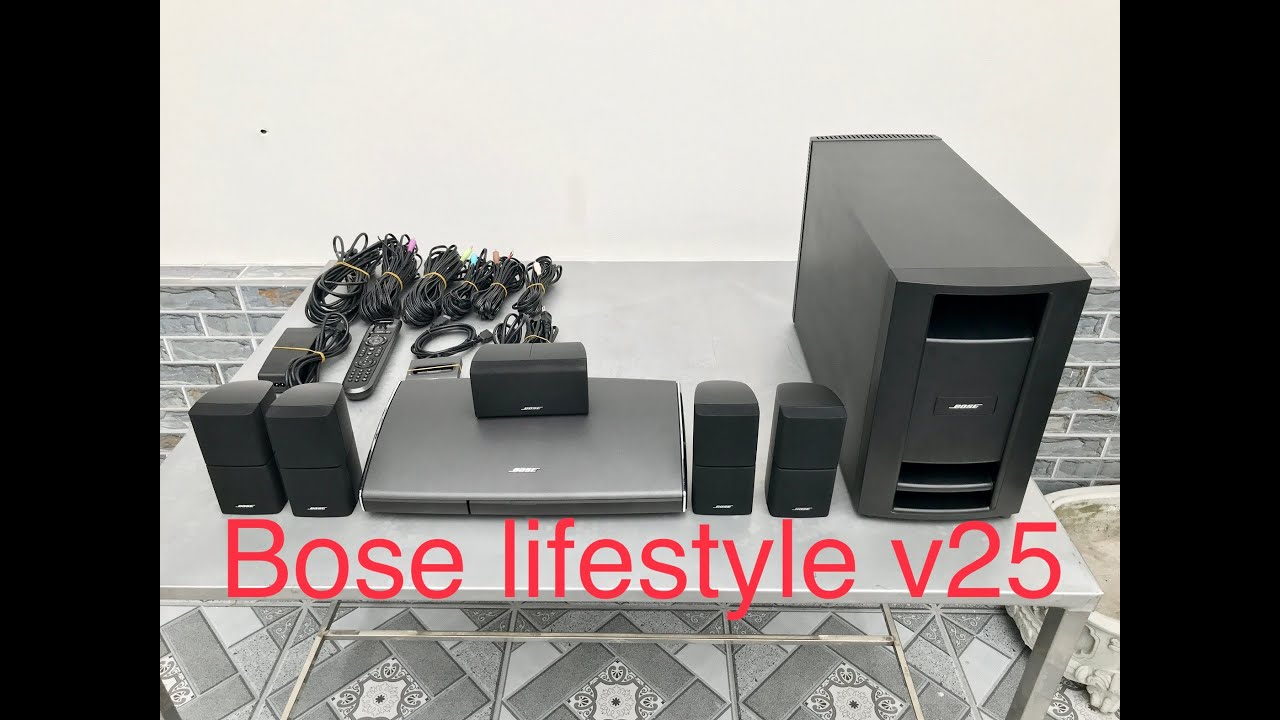 Hướng dẫn cắm dây và cài đặt loa bose lifestyle v25