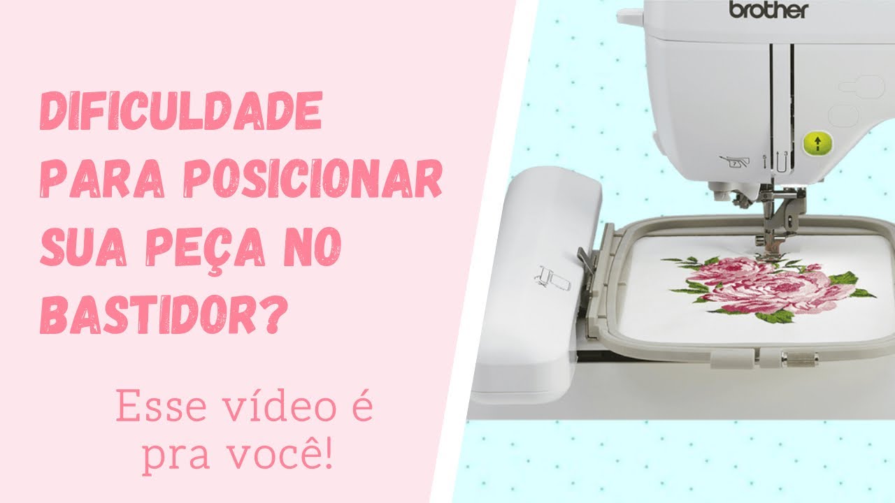 Como montar seu bastidor e centralizar o bordado na sua toalha de lavabo.