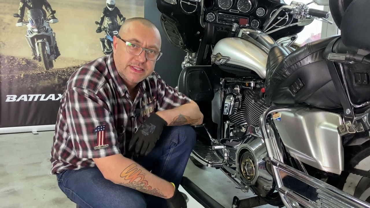 Harley Davidson  Regulacja sprzęgła.