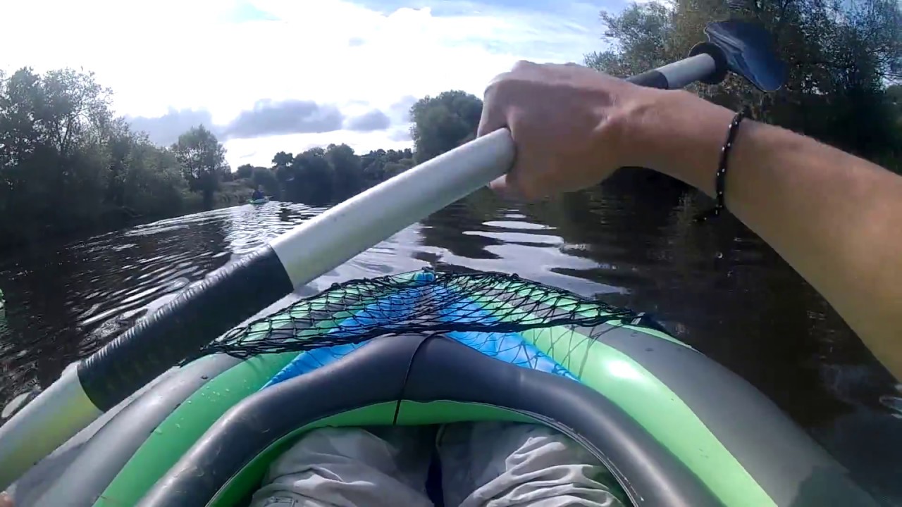 Kyacking the River Severn England.   K2 Kyack.