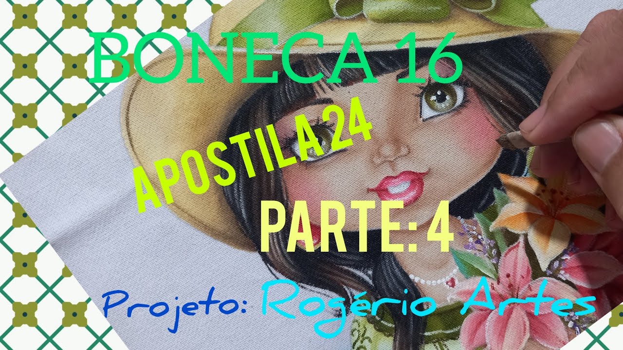 PINTANDO A BONECA 16. APOSTILA 24. PARTE: 4