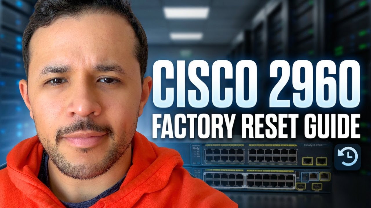 How to factory reset Cisco 2960 Switch | Delete VLANs & Connect to PuTTY