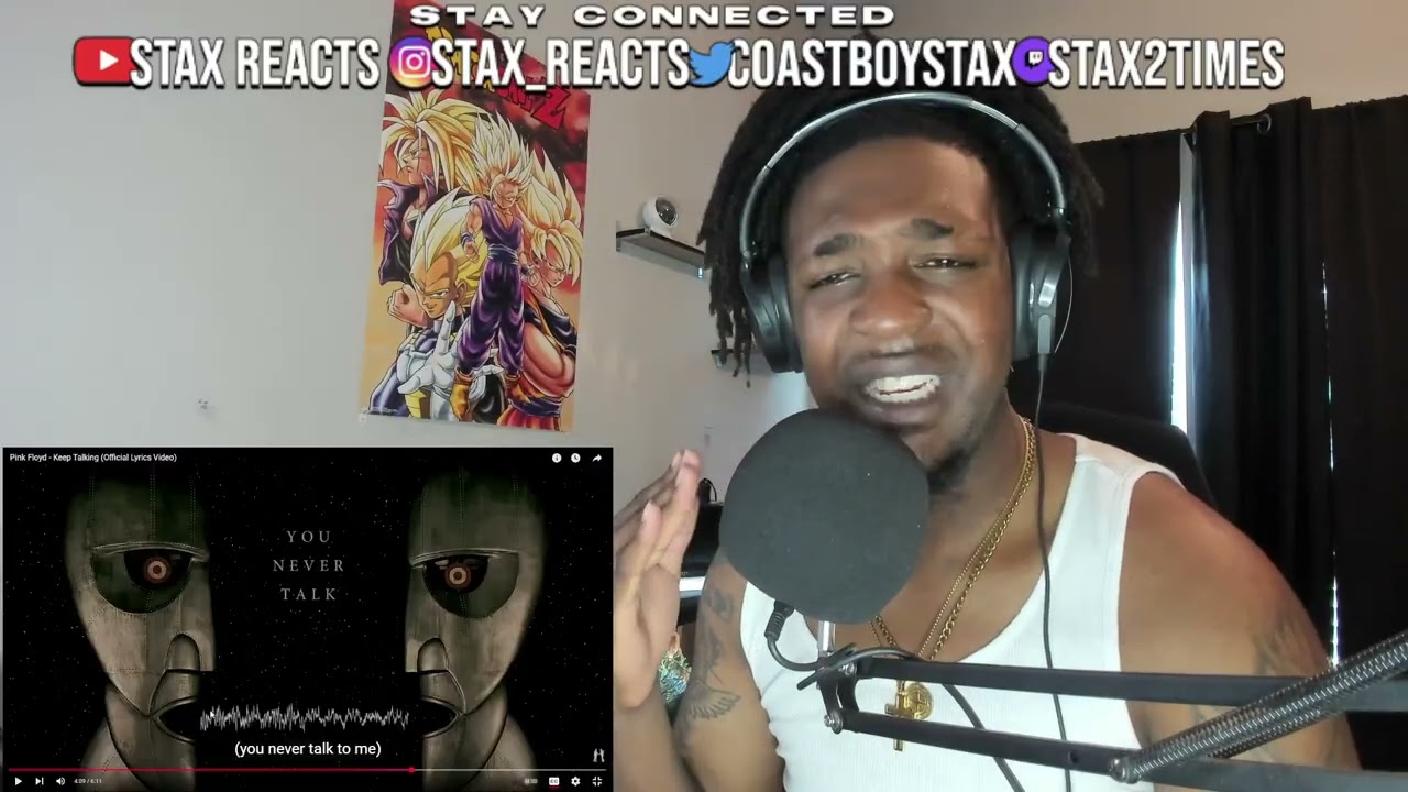FIRST TIME HEARING Pink Floyd - Keep Talking (Official Lyrics Video) (REACTION)