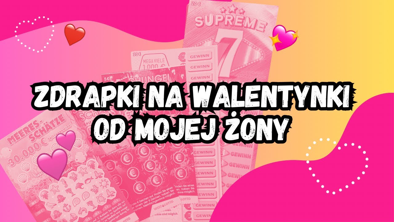 Wielka wygrana czy rozwód?😱😂 Zdrapki na Walentynki od mojej żony 💝