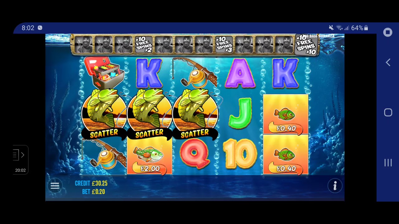 Big Bass Bonanza + Retrigger BIG WIN - 20p Stake