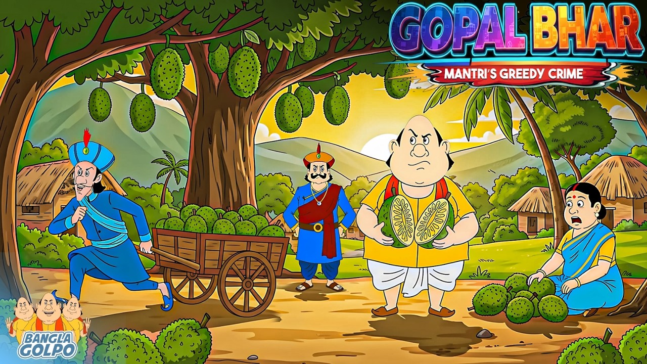 লোভী মন্ত্রী Gopal Bhar-এর কাঁঠালের খামার নিশানা করে 😱🍈 | Bangla Golpo