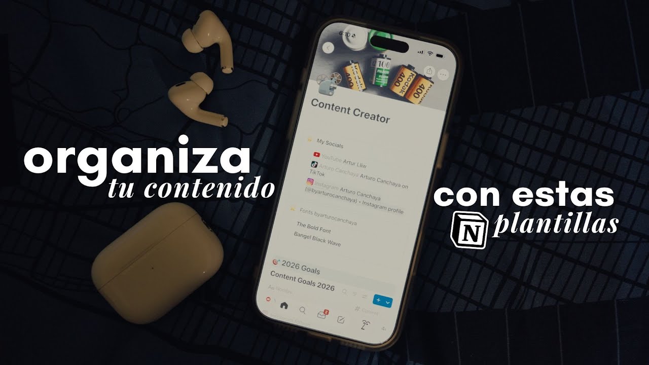 Notion para crear contenido y finanzas | Plantillas