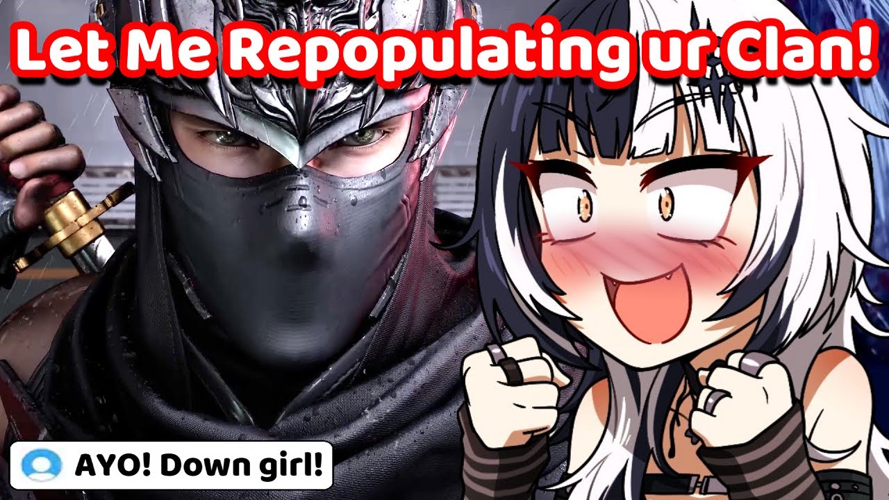 When Shiori being Down Bad to a Sexy Ninja Man (Hololive)