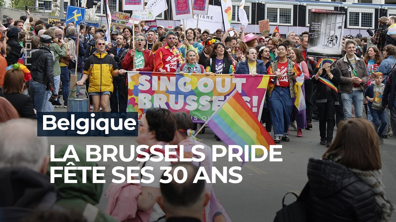 Brussels Pride celebrates its 30th anniversary - RTBF Info