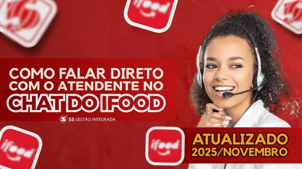 Como Falar Direto com o Atendente no Chat do iFood | Atualizado Novembro2025