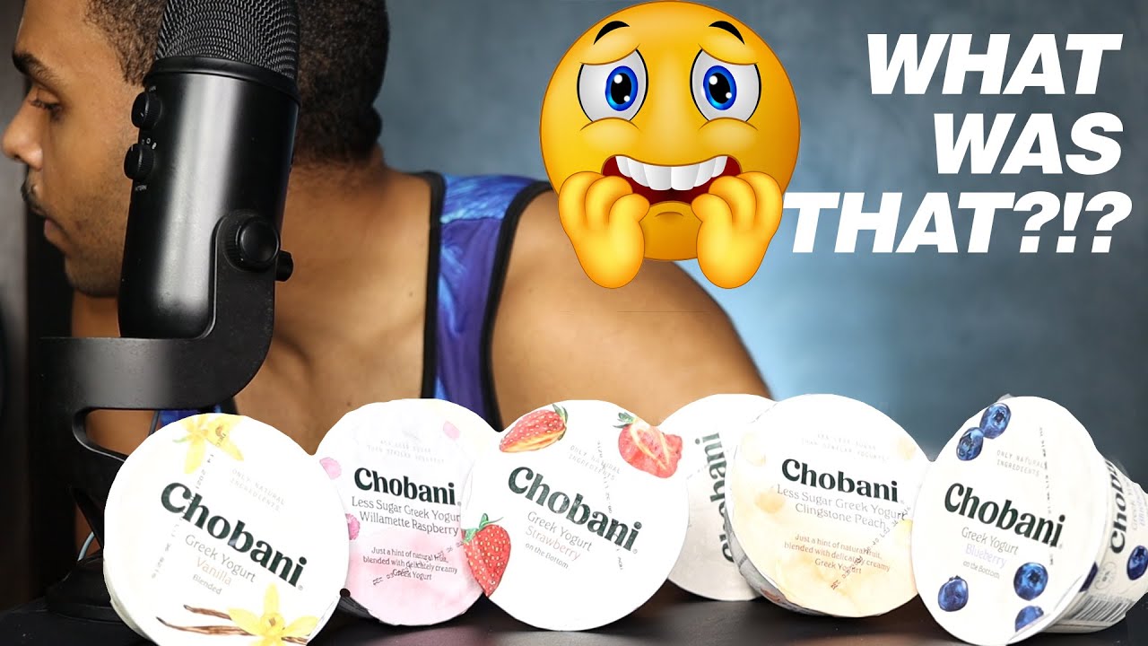 ASMR : MOUTH SOUNDS YOGURT FLAVORS REVIEW
