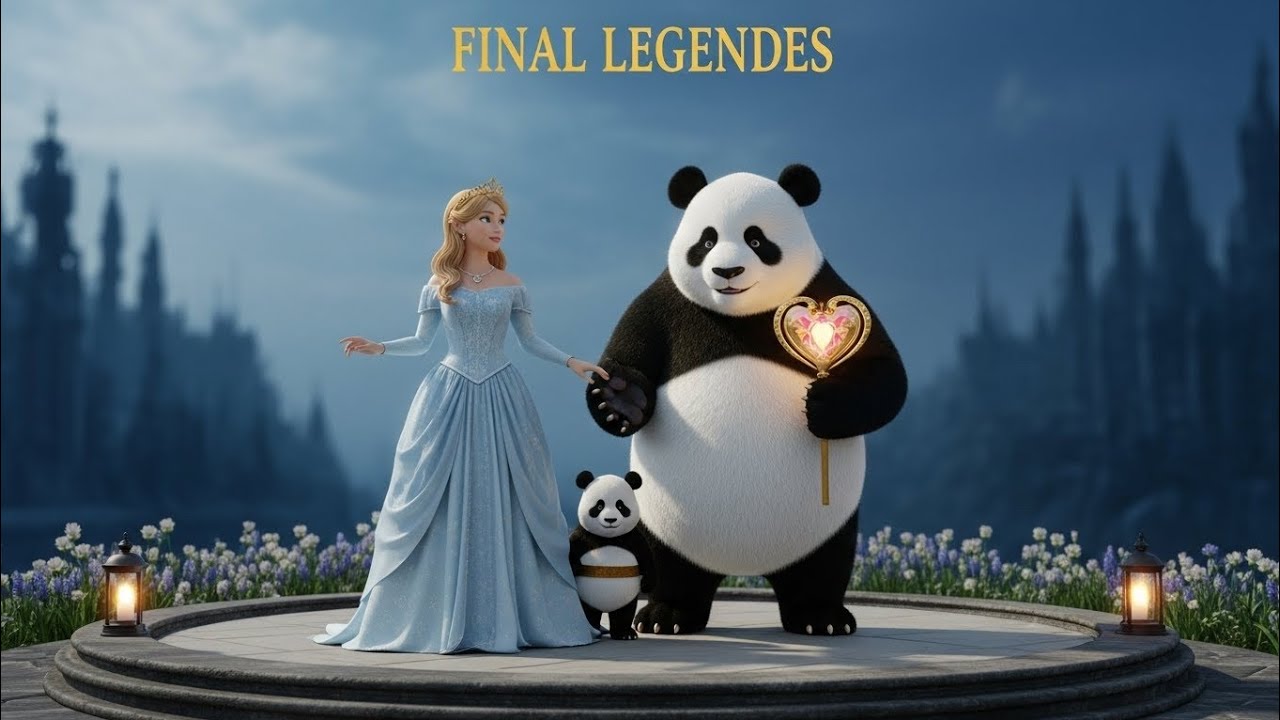 The Princess and the Magical Panda | A Heart-Touching Fairy Tale of Love Courage and Friendship