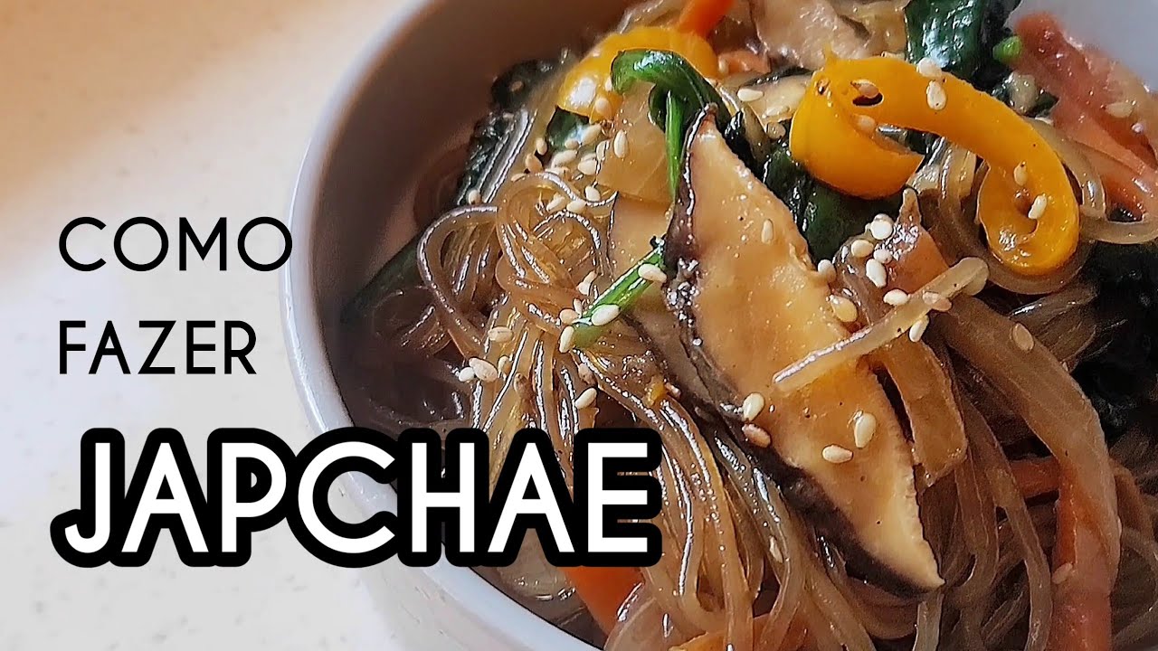 RECEITA FÁCIL de JAPCHAE (comida coreana)
