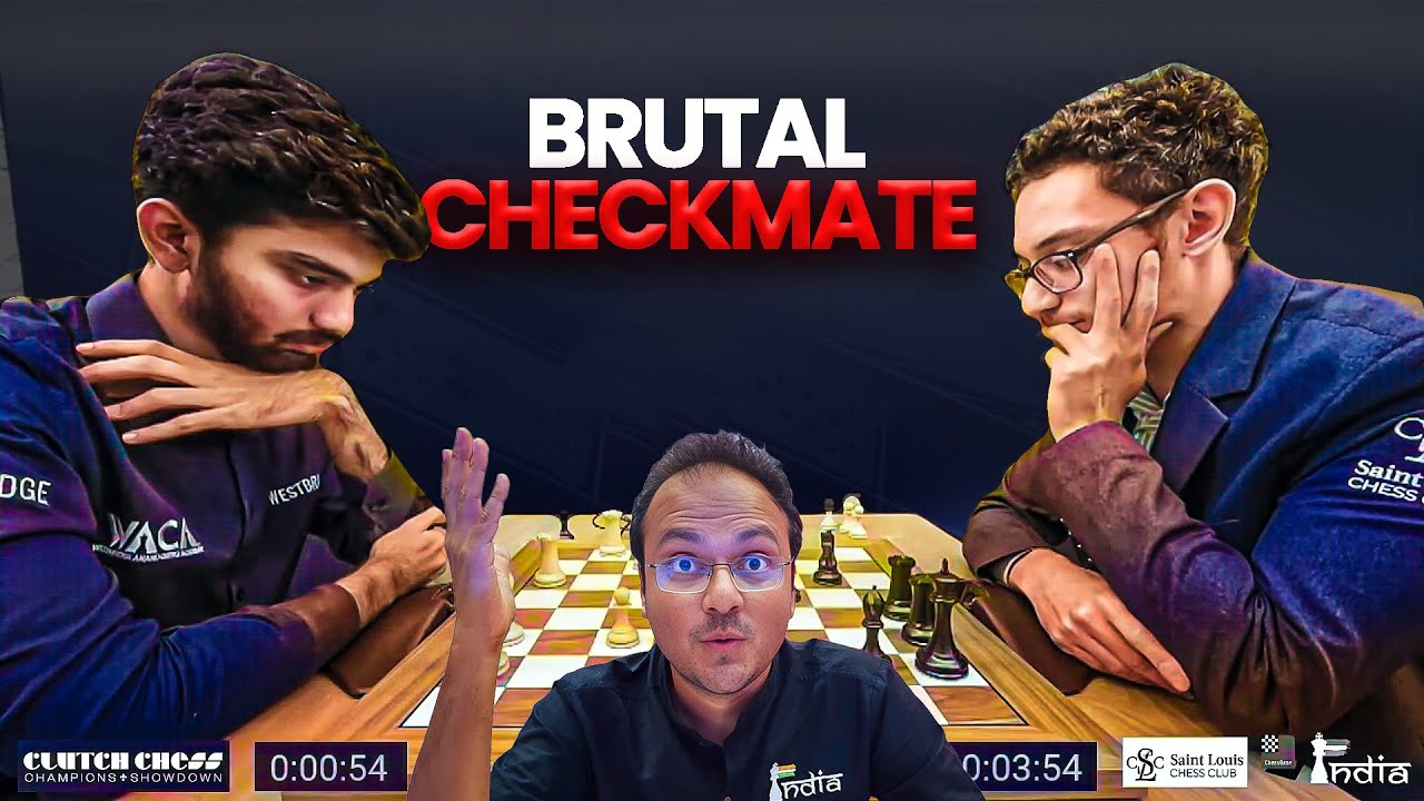 Жестокий мат в конце | Гукеш против Фабиано Каруаны | Champions Showdown