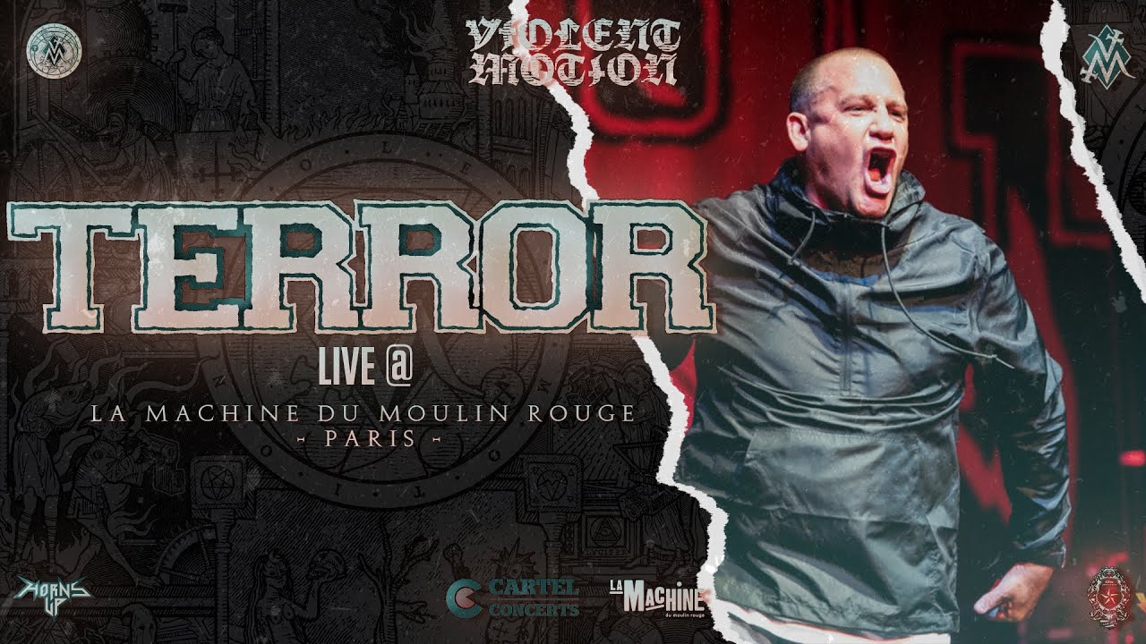 TERROR - LIVE @LA MACHINE DU MOULIN ROUGE - PARIS - 4K - [FULL SET - MULTI CAM] 11/10/2022