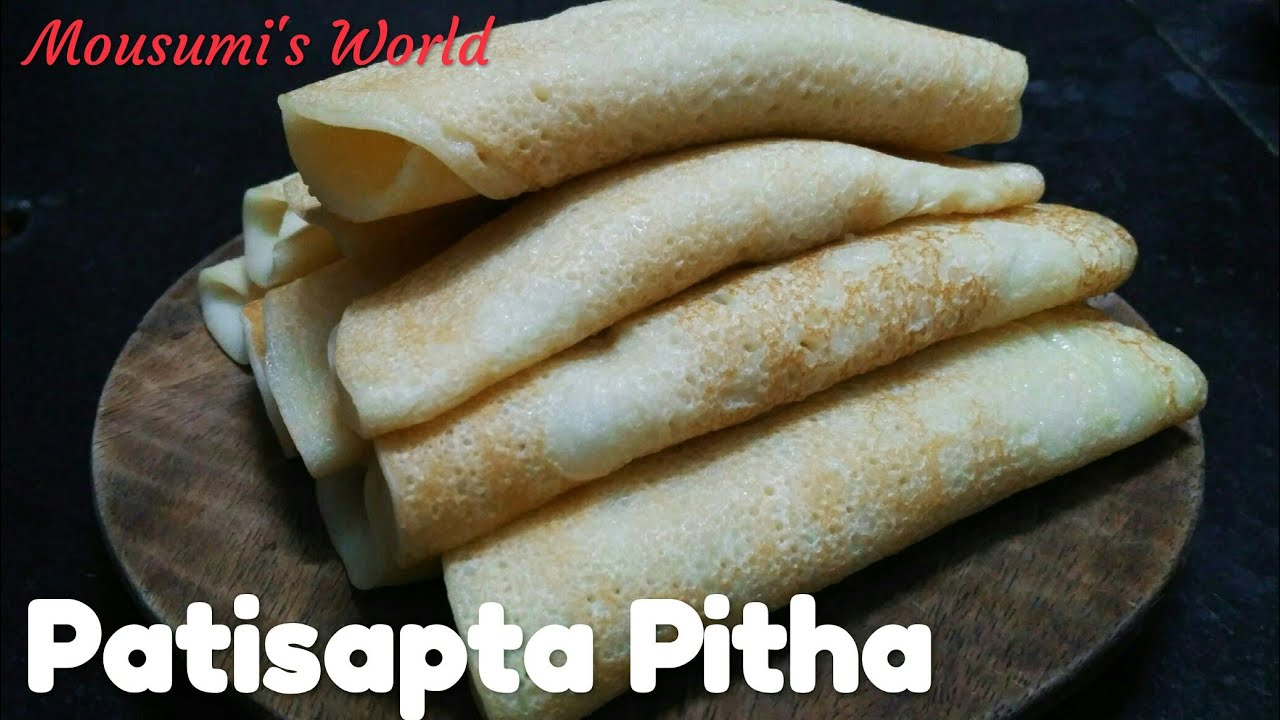 Bengali Patisapta Pitha Recipe | সহজ উপায়ে পাটিসাপটা পিঠা | Easy Method | Mousumi's World