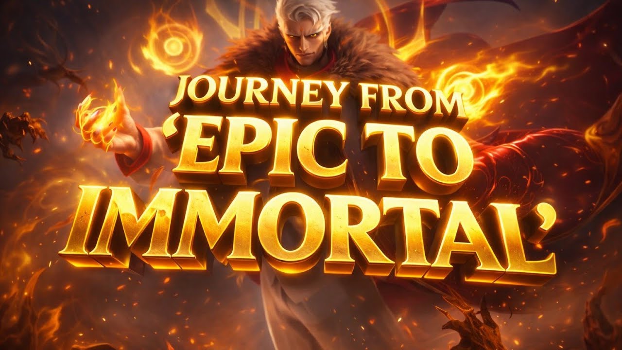 New Season Journey from Epic to Immortal #mlbblivestream #mlbbanimation #mlbb #gaming #gyangaming