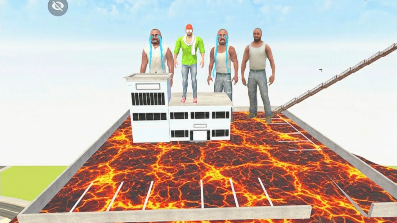 Indian Bike Frenklin Police Station filled With Lava 😱🔥 Jack help?? Indian theft game