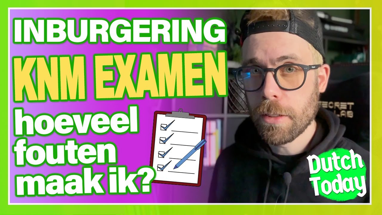 KNM EXAMEN inburgeren // NEDERLANDSE LES DUTCH LESSON // NT2