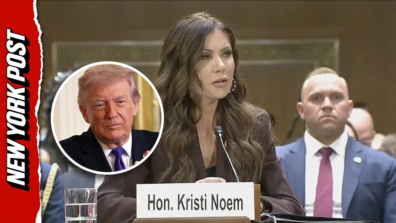 Moment at Kristi Noem’s Senate Hearing That Likely Got Her Fired as Secretary of Homeland Security