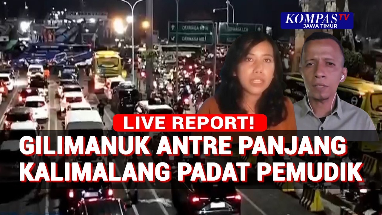 Situasi Pelabuhan Gilimanuk Masih Antre Panjang, Pemudik Motor Padati Jalan Kalimalang Bekasi!