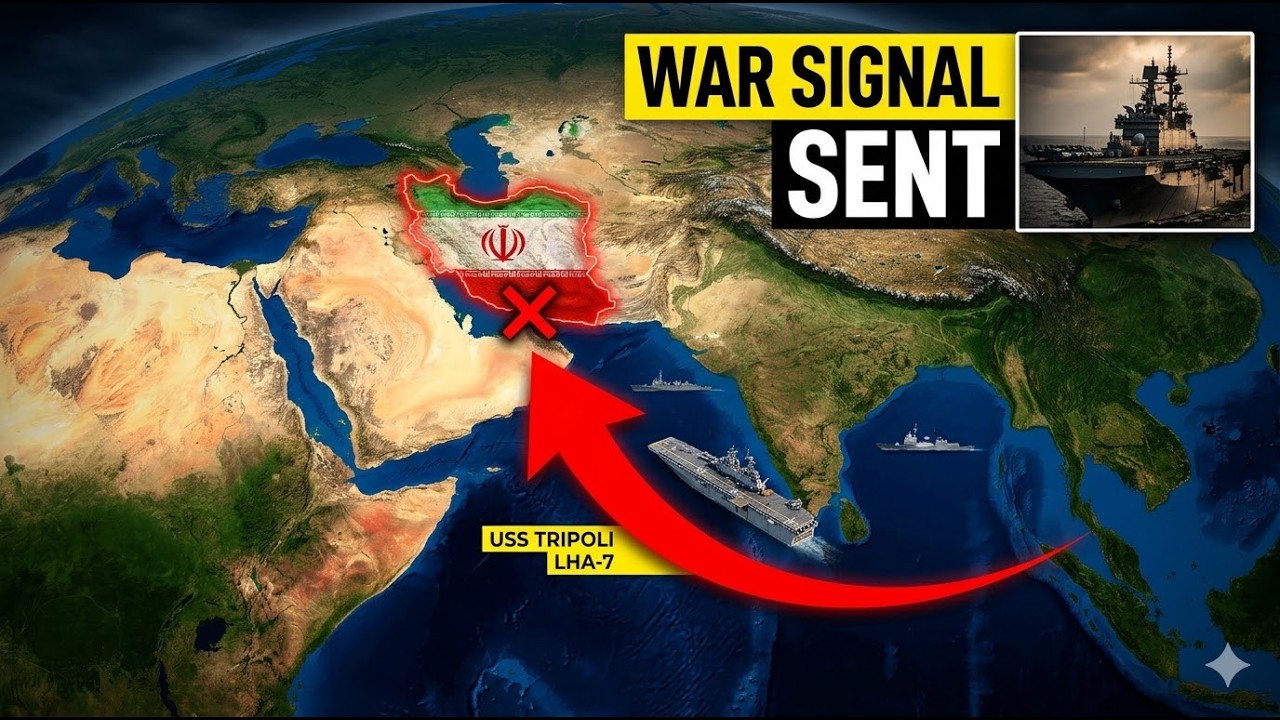 US Navy RUSHES USS Tripoli Into Hormuz — War Signal Sent