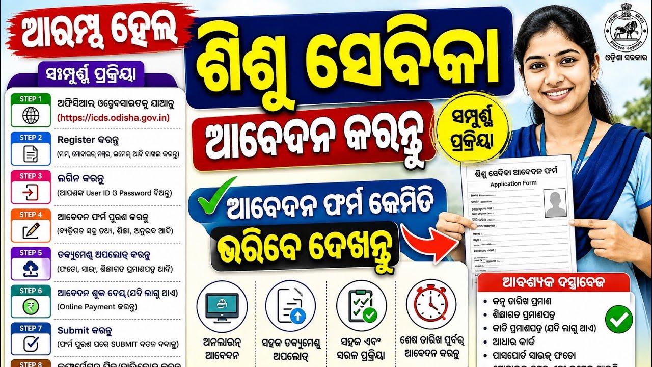 Shishu sevika From Fillup step by step | shisu vatika offline apply All Details | Shishu Batika 2026
