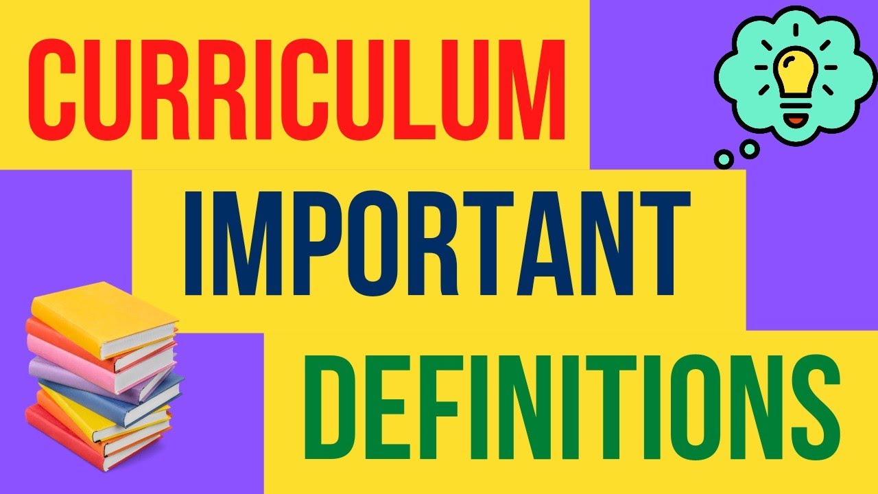 Curriculum| Meaning | Derivation | Important Curriculum definitions in urdu | hindi