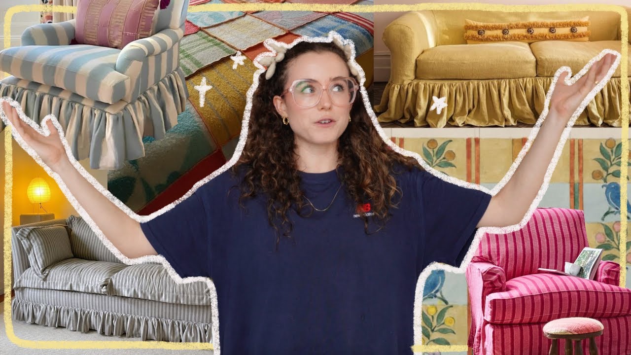 i refuse to have a boring couch (sewing vlog)