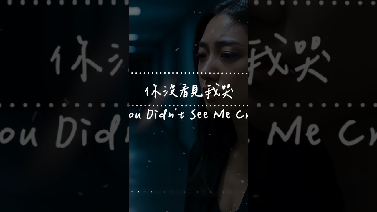 你沒看見我哭 #shorts #動態歌詞 #中文歌曲 #taichiaplaylist #太甲智能音訊機構 #音樂分享 #音樂分享 #眼淚